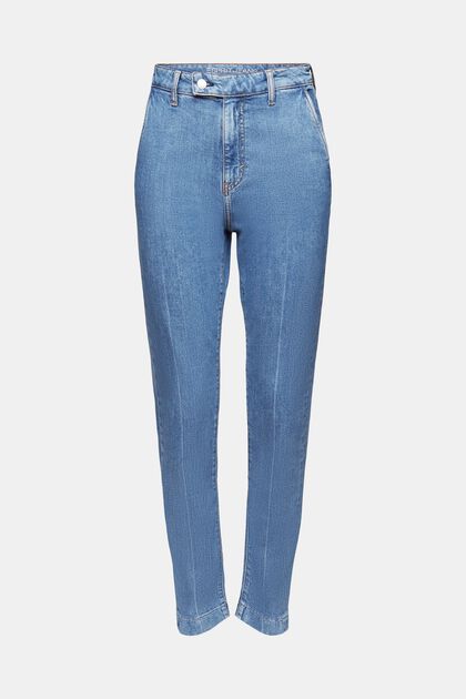 Jeans med smal passform och hög midja