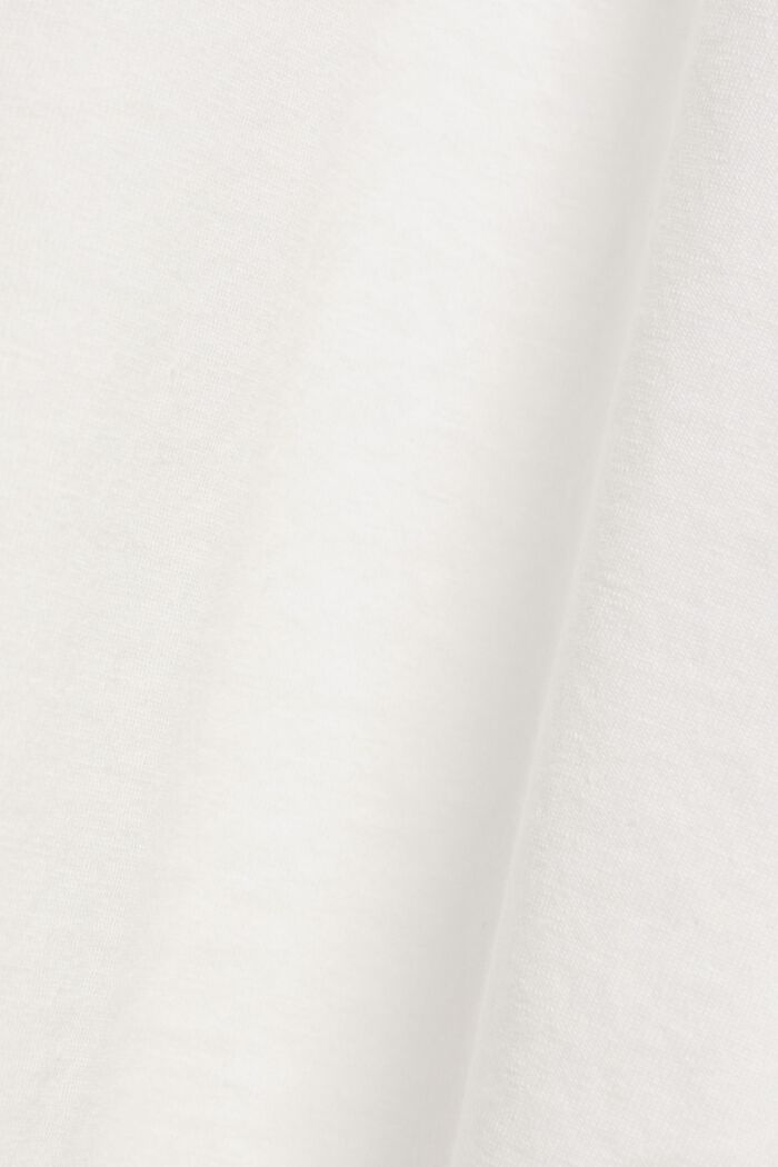 Långärmad tröja med knappar, OFF WHITE, detail image number 6