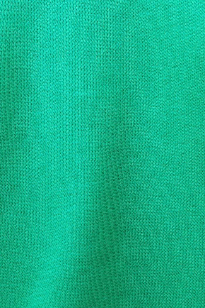 Sweatshirt med huva och logobroderi, GREEN, detail image number 5
