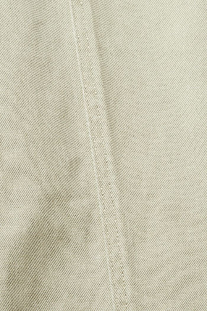 Culottebyxa med hög linning, PALE KHAKI, detail image number 4