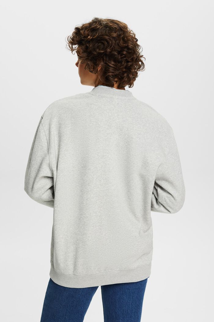 Sweatshirt i bomullsmix, LIGHT GREY, detail image number 3