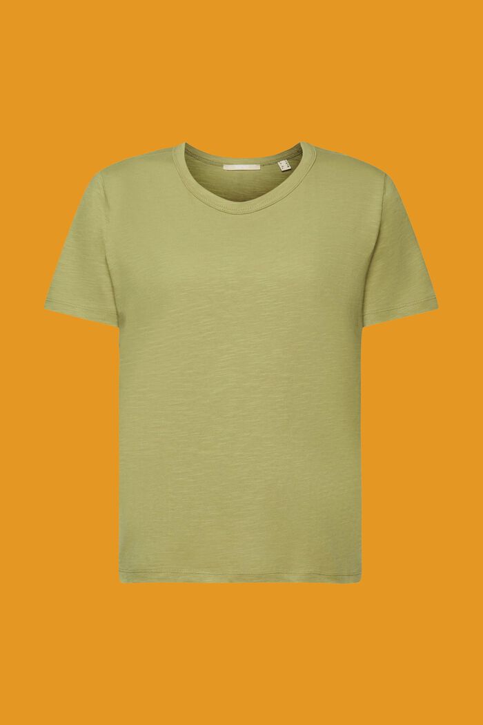 T-shirt i jersey, 100% bomull, PISTACHIO GREEN, detail image number 6