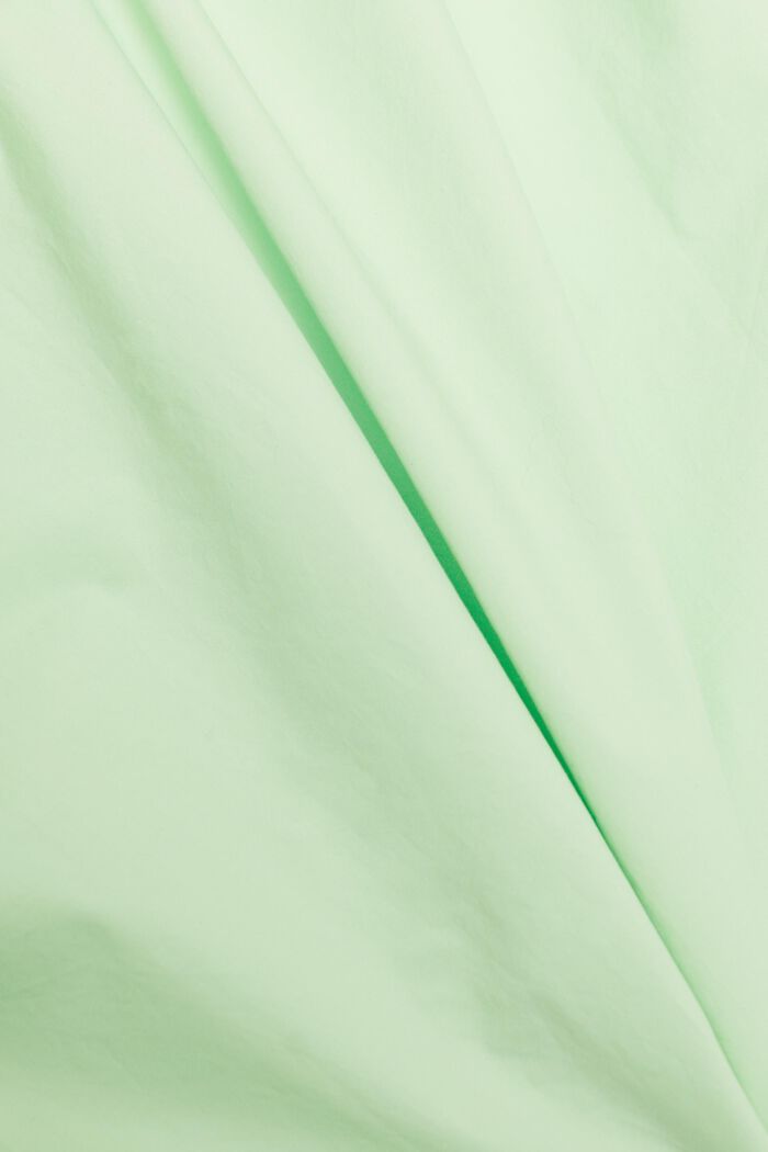 Helknäppt skjorta i bomullspoplin, LIGHT GREEN, detail image number 4