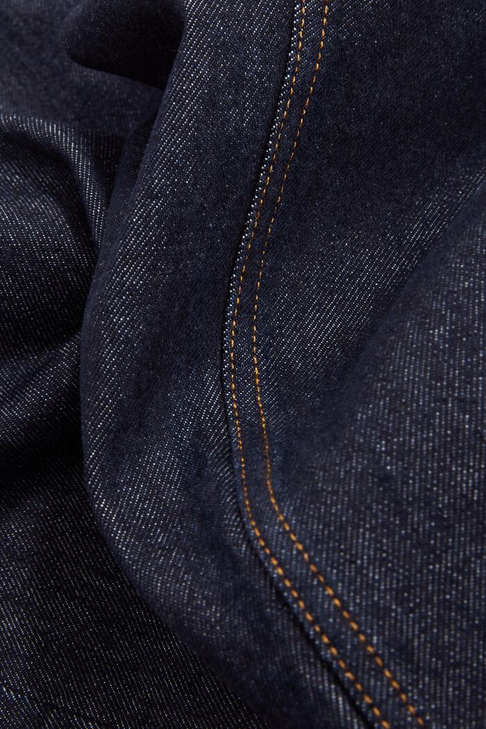Raka jeans med medelhög midja, BLUE RINSE, detail image number 1