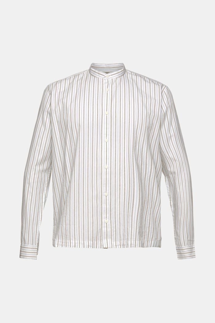 Skjorta med randmönster, WHITE, overview