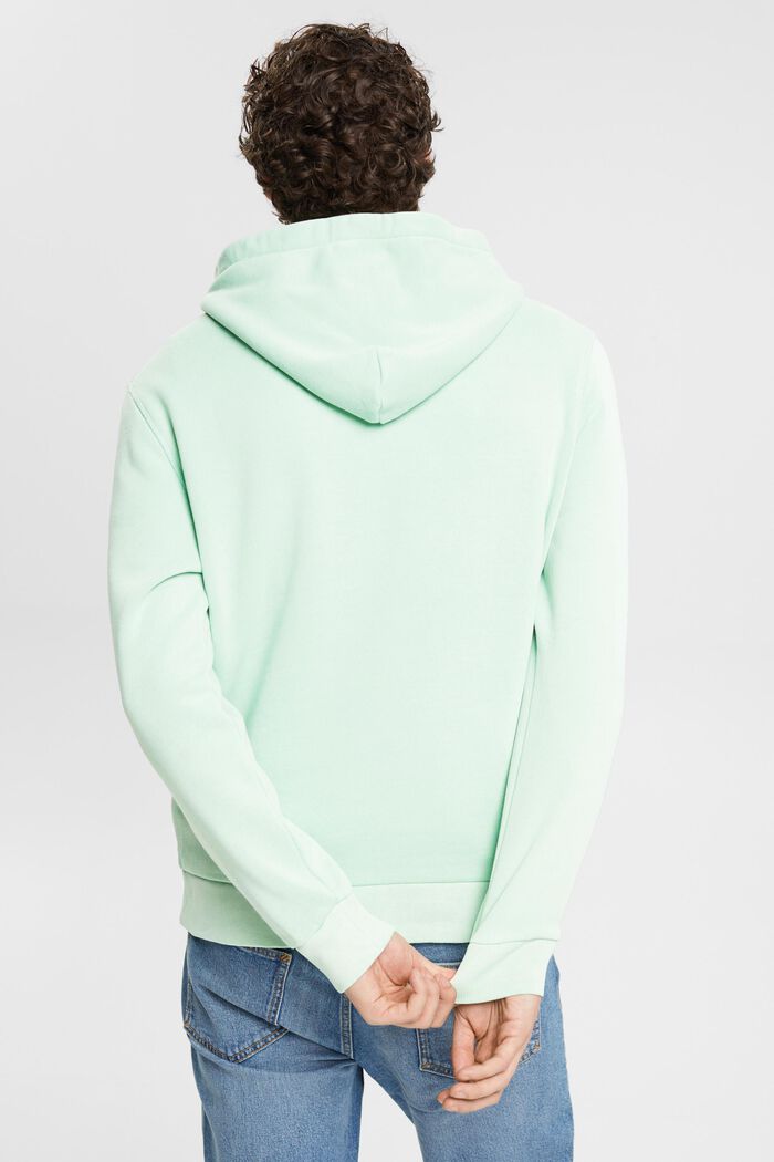 sweatshirt med huva, LIGHT AQUA GREEN, detail image number 3