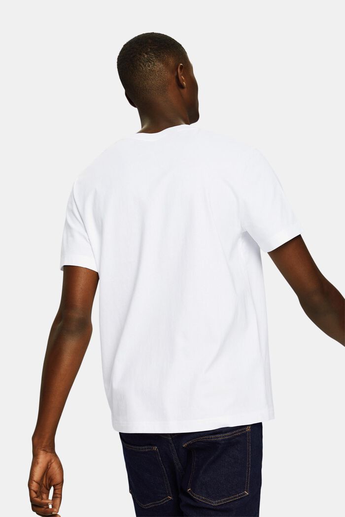 T-shirt med logo, unisexmodell, WHITE, detail image number 2