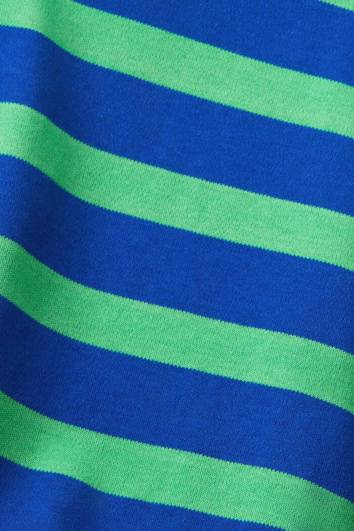 Randig T-shirt med tvinnad detalj, BRIGHT BLUE, detail image number 5