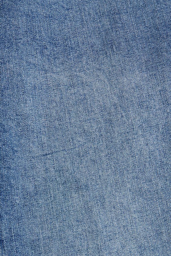 Ankellånga jeans med modern passform, BLUE LIGHT WASHED, detail image number 4