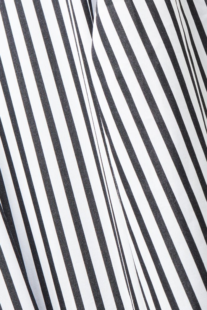 Randig skjorta i poplin, BLACK, detail image number 5