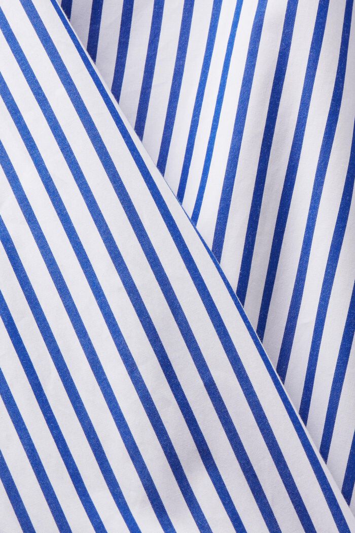 Randig skjorta i poplin, BRIGHT BLUE, detail image number 5