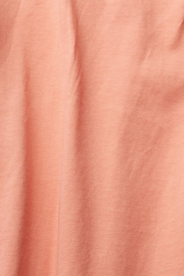 T-shirt med tryck, PEACH, detail image number 4