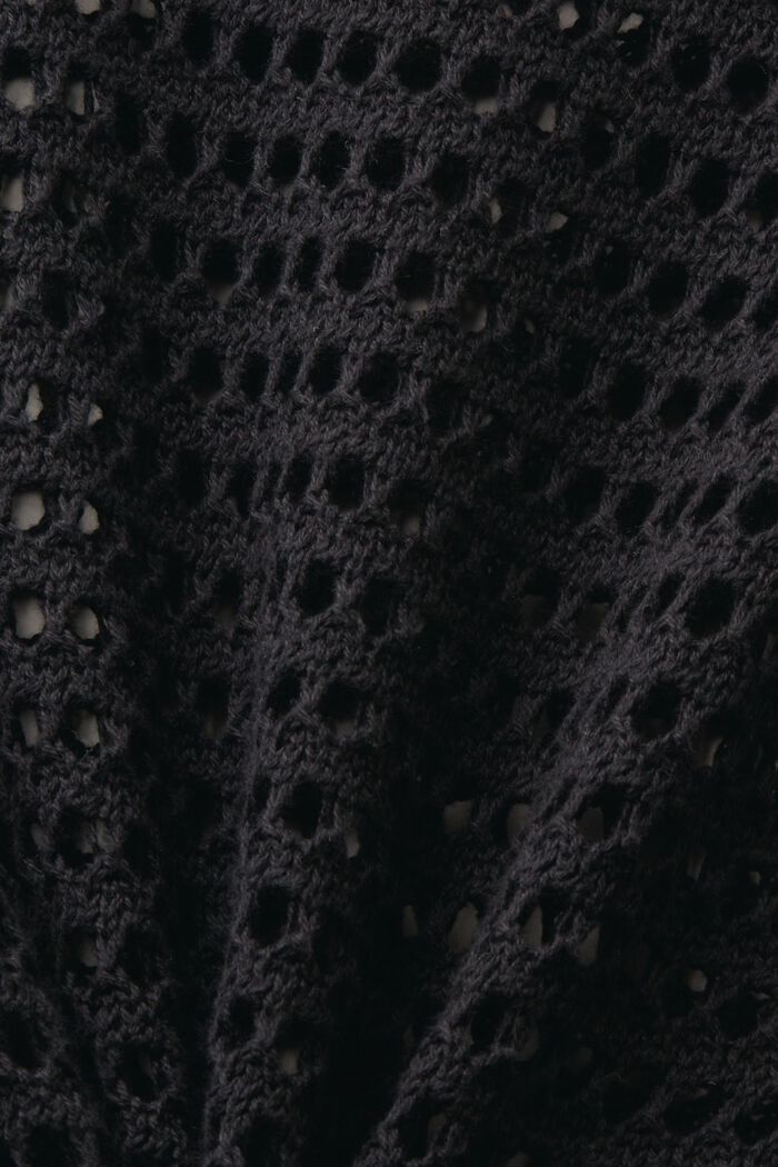 Miniklänning med hålstickning, BLACK, detail image number 5