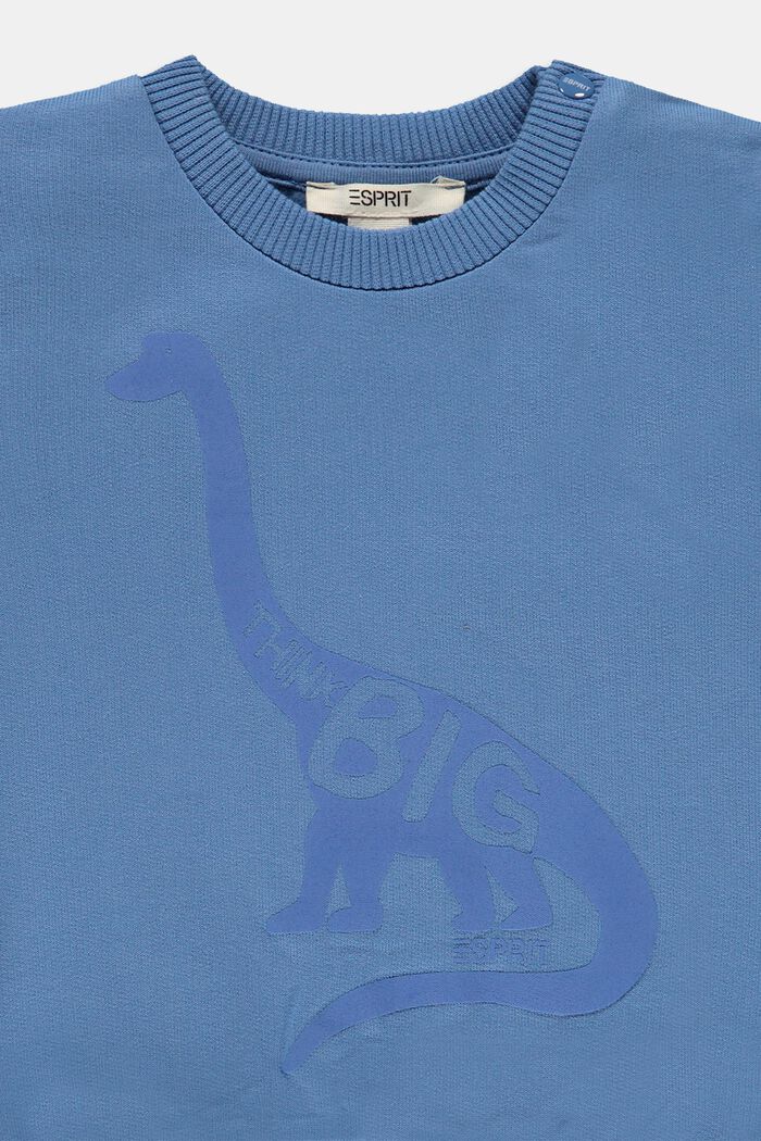 Sweatshirt med tryck, ekobomull, LIGHT BLUE, detail image number 2