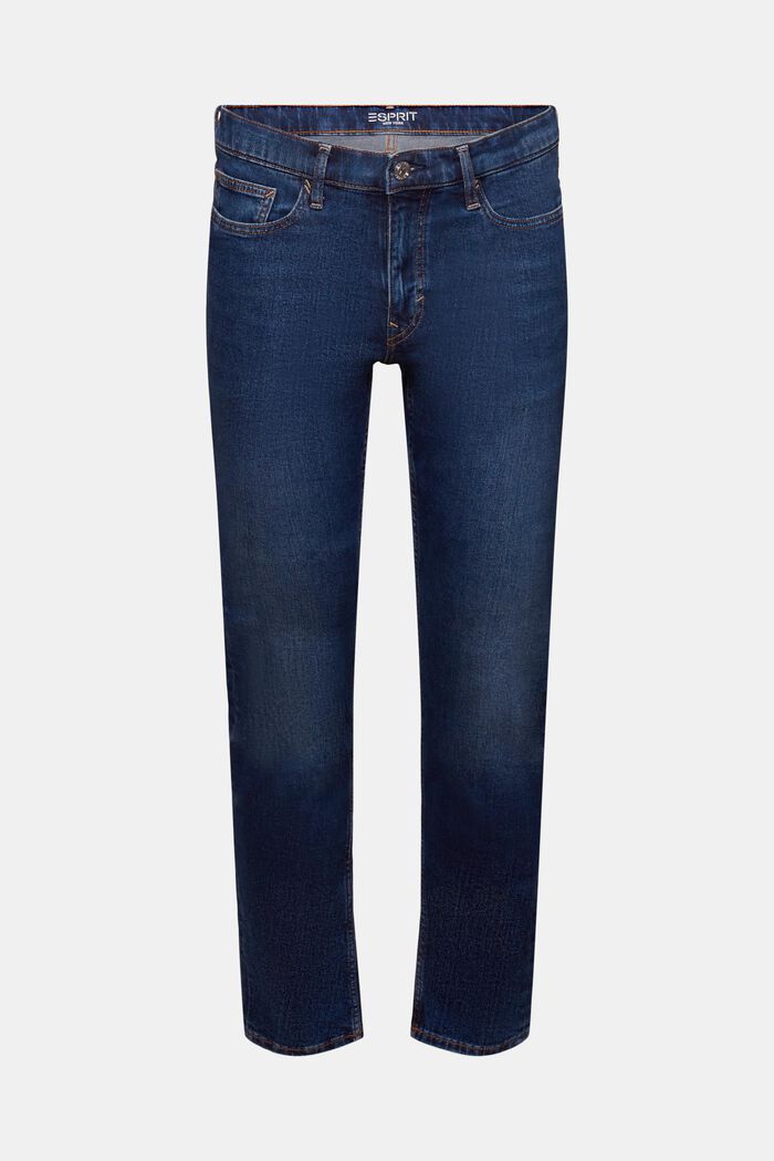Återvunnet: slim fit jeans, BLUE DARK WASHED, detail image number 7