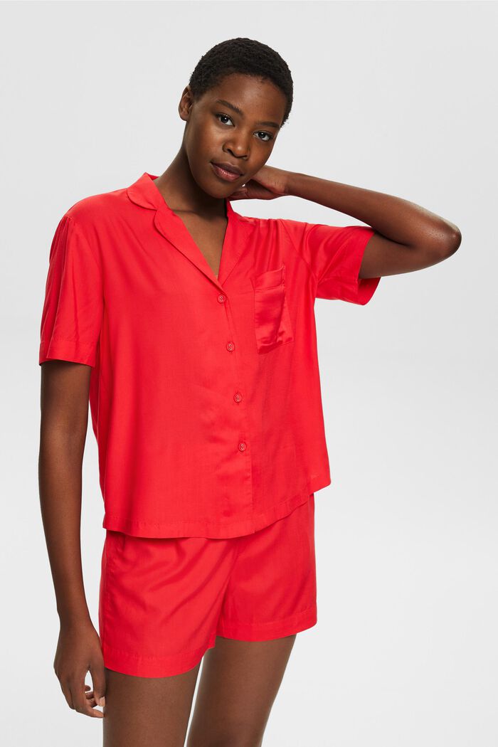 Kort pyjamasset, RED, detail image number 0