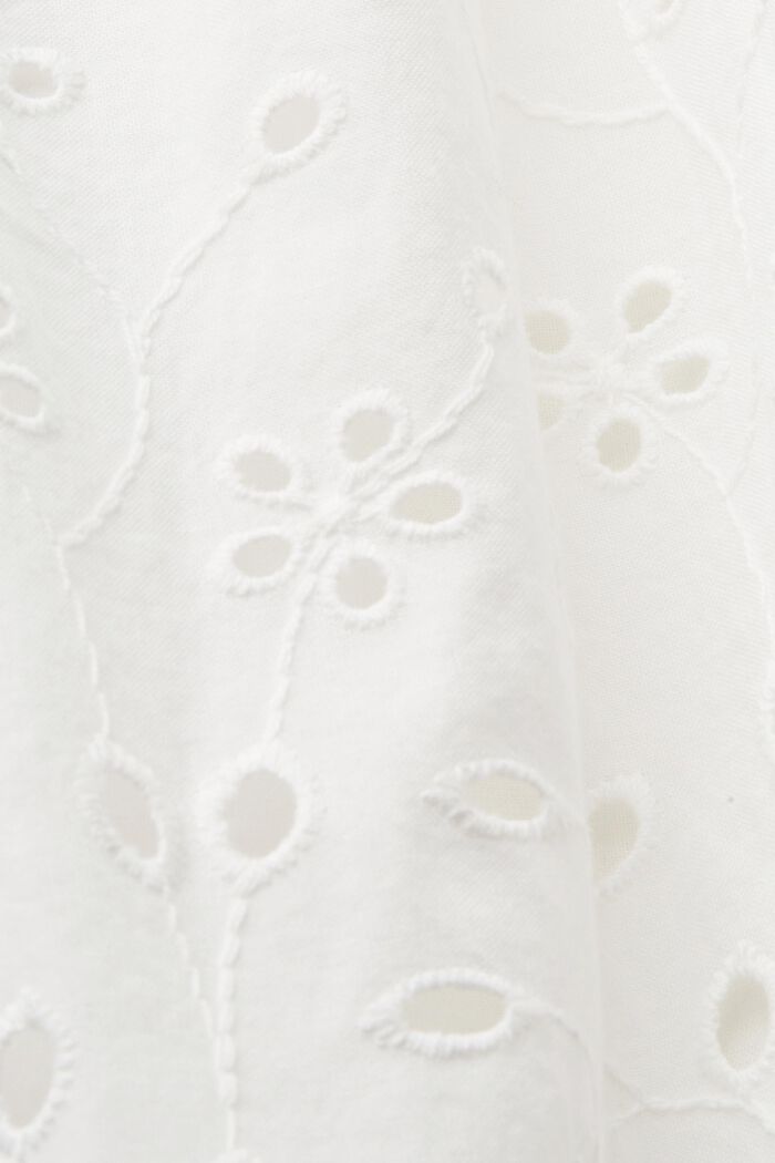 Spetsklänning i bomull, OFF WHITE, detail image number 4