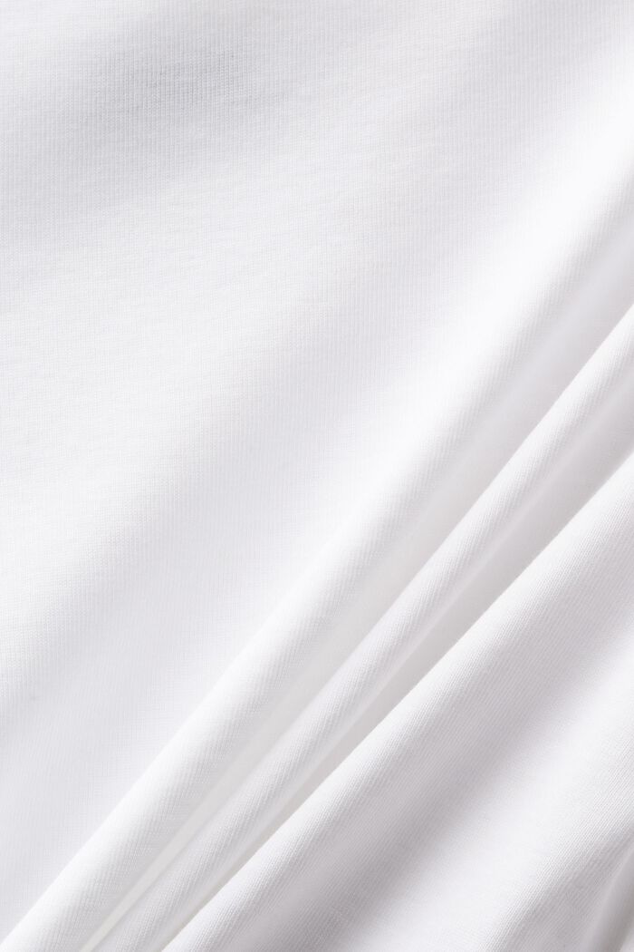 T-shirt med båtringning, WHITE, detail image number 6