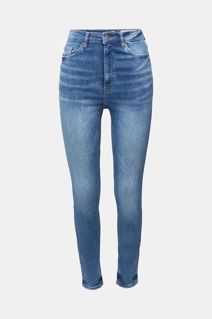 Superstretchiga jeans, ekologisk bomull
