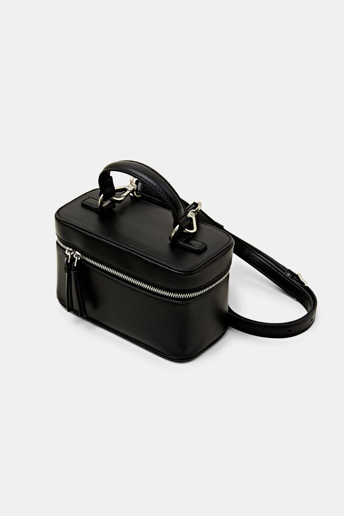 Väska i veganskt läder, BLACK, detail image number 2