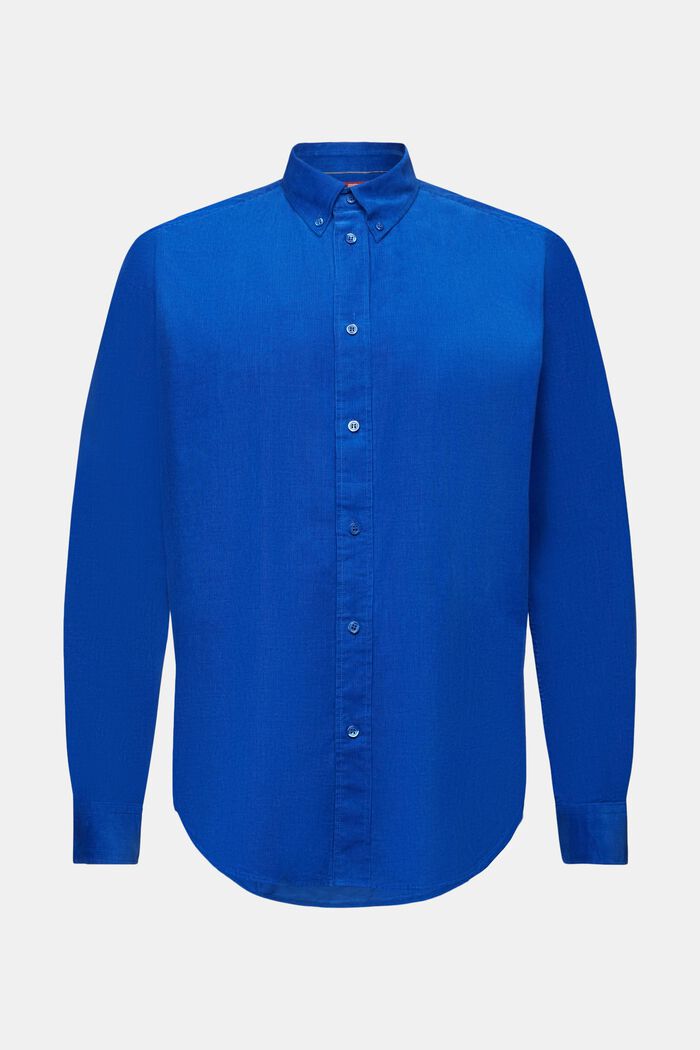 Manchesterskjorta, 100% bomull, BRIGHT BLUE, detail image number 6