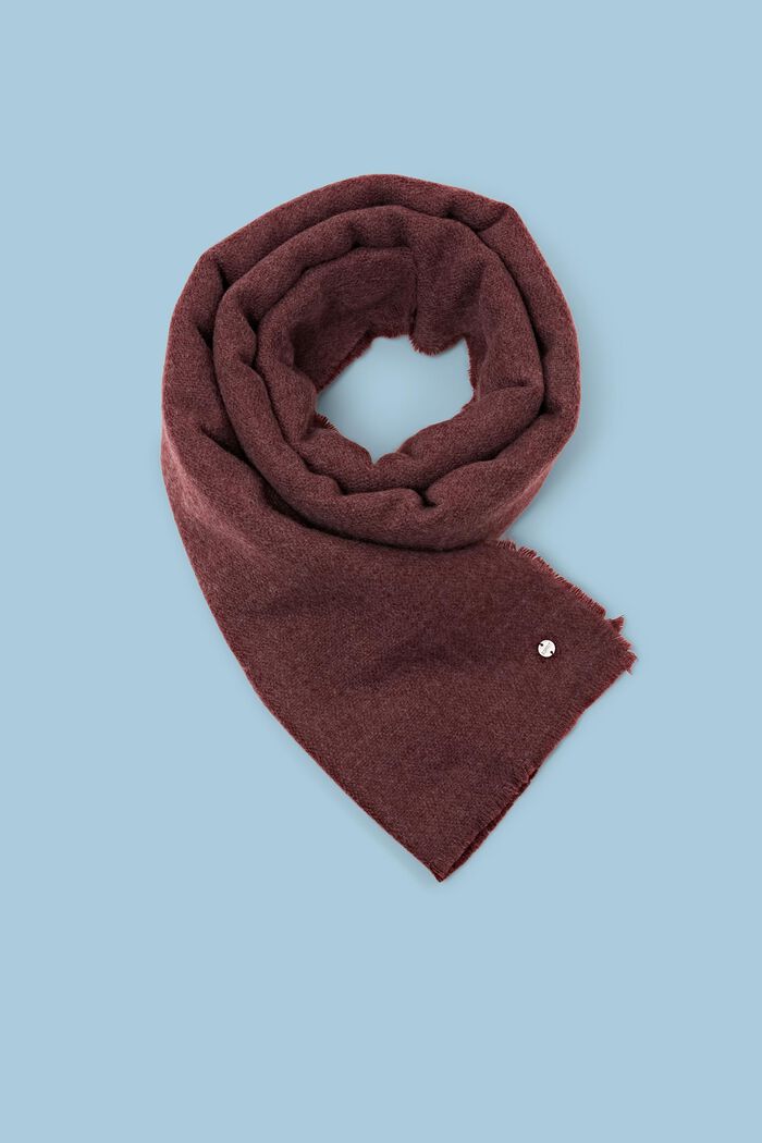 Mysig scarf, BORDEAUX RED, detail image number 0