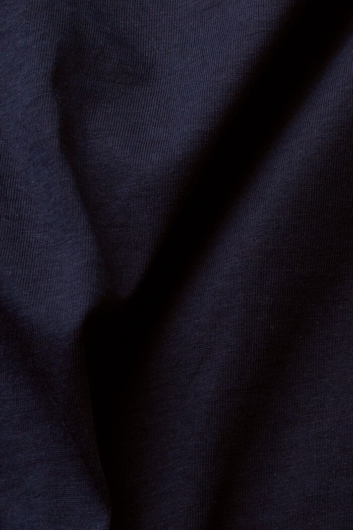 T-shirt med tryck, 100% bomull, NAVY, detail image number 5