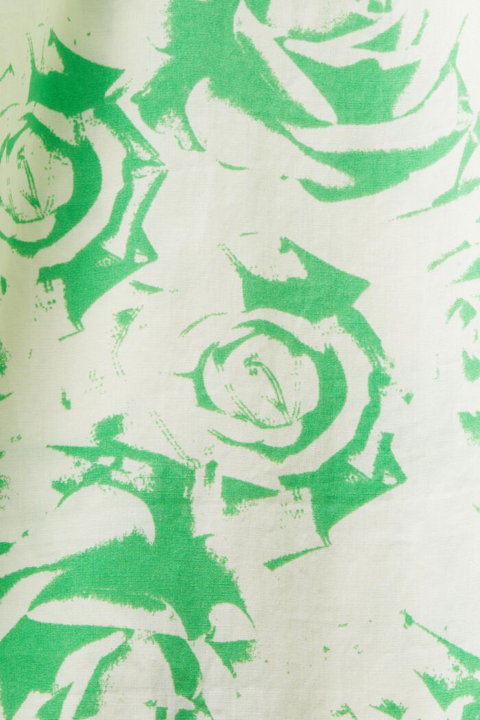 A-linjeformad klänning med tryck, CITRUS GREEN, detail image number 5