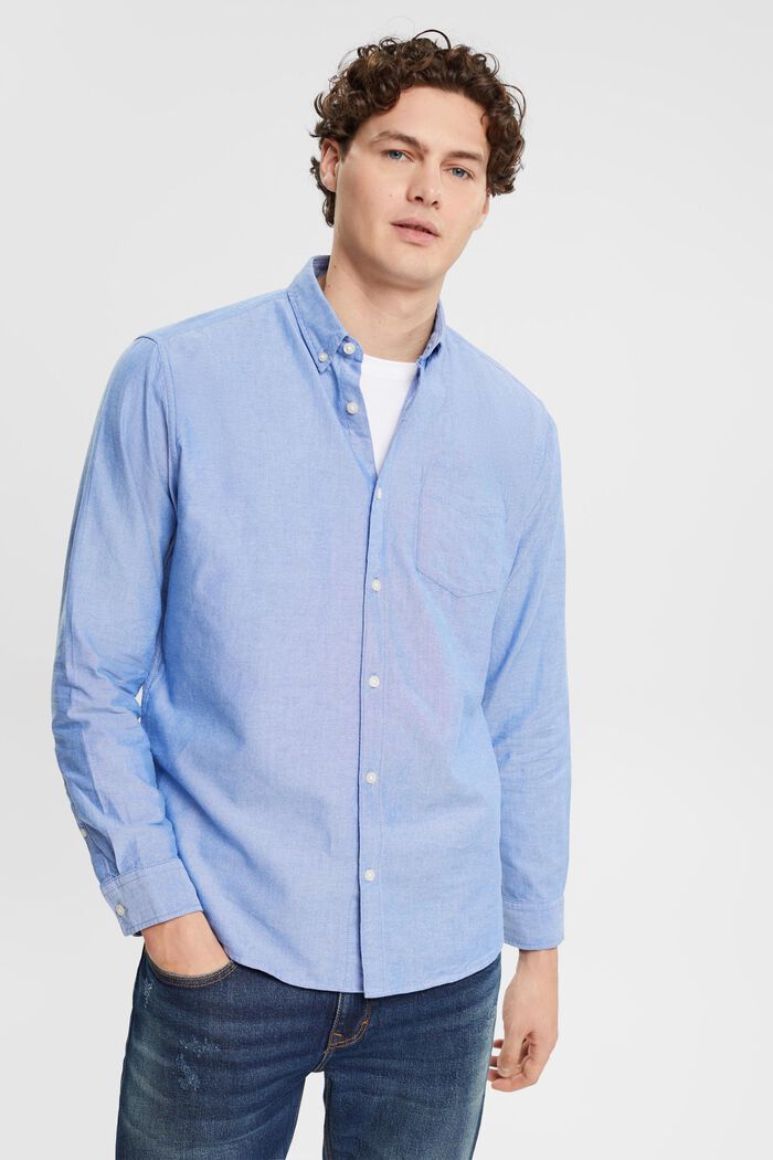 Button down-skjorta, BLUE, detail image number 0