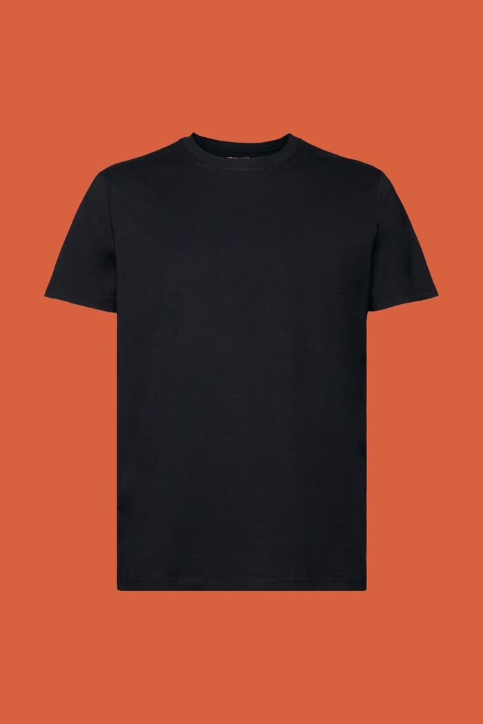 T-shirt i jersey, 100% bomull, BLACK, detail image number 6