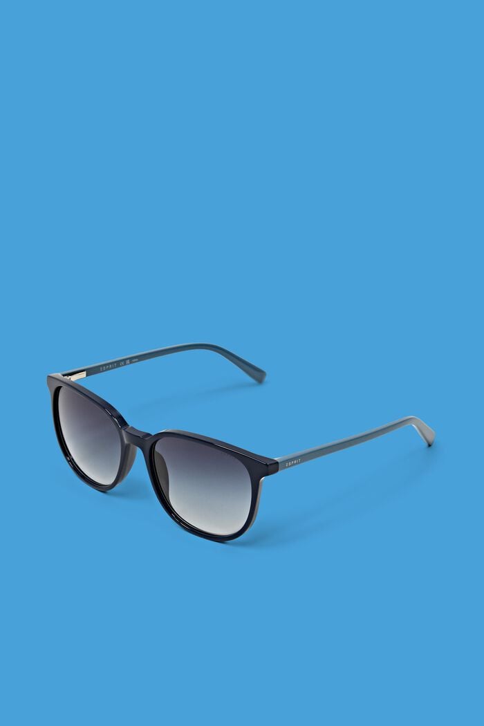 Solglasögon med färgad ram, NAVY BLUE, detail image number 3