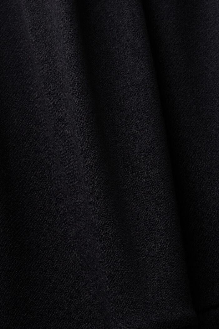Miniklänning med volangvåder, LENZING™ ECOVERO™, BLACK, detail image number 4