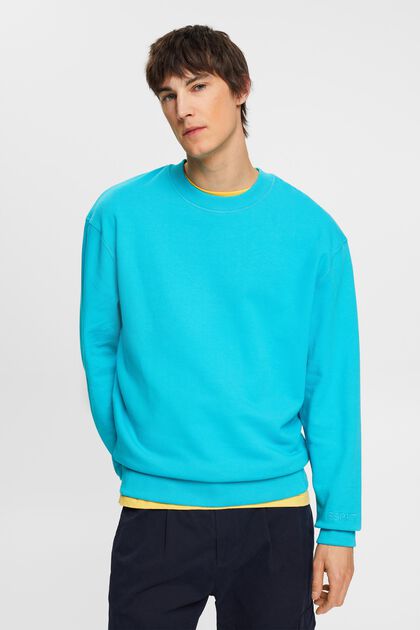 Sweatshirt med broderad logo på ärmen