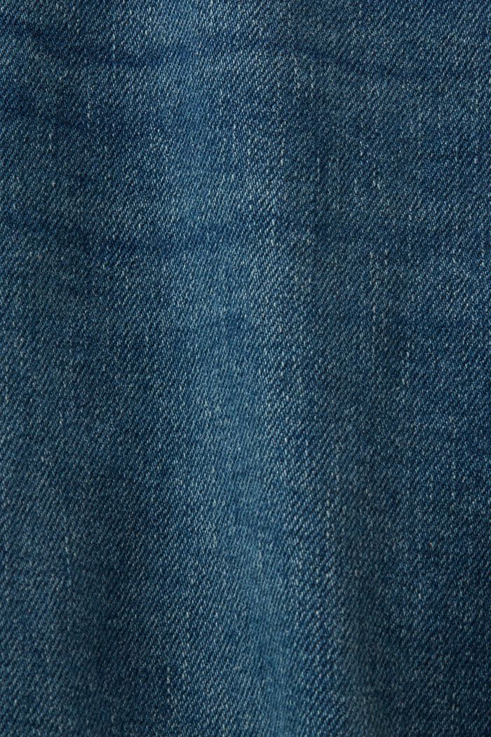 Raka jeans med medelhög midja, BLUE MEDIUM WASHED, detail image number 5