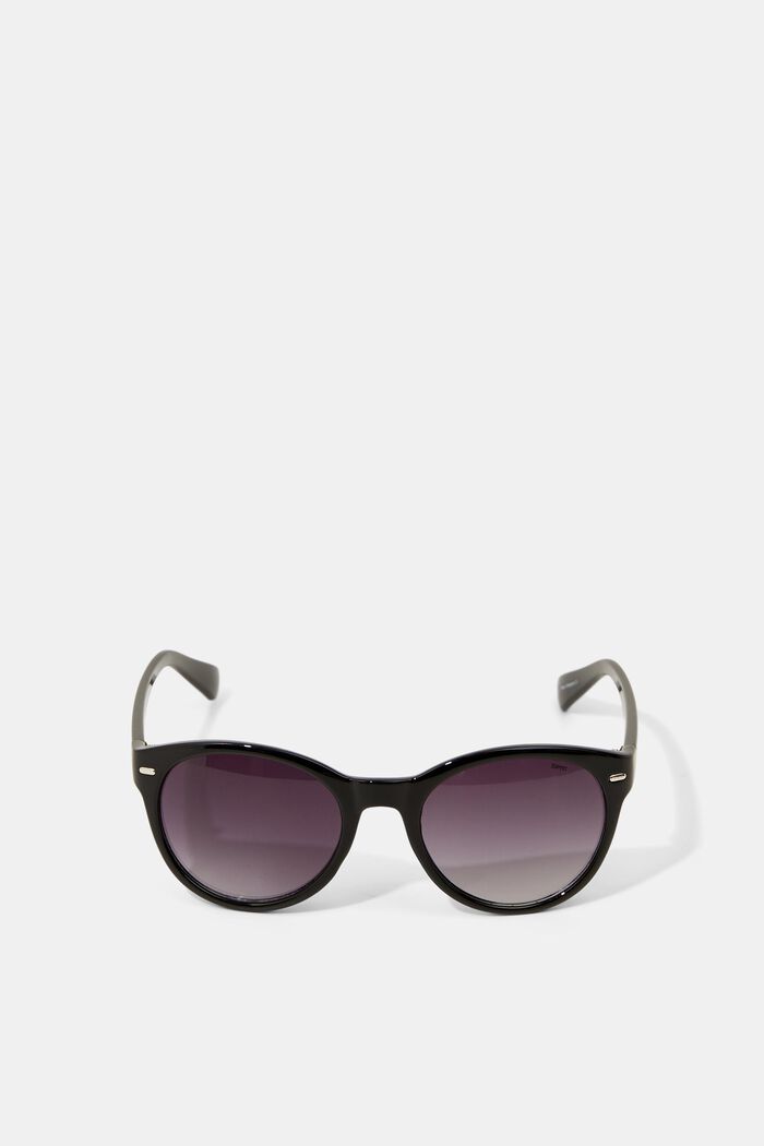 Solglasögon med mönstrade skalmar, BLACK, detail image number 0