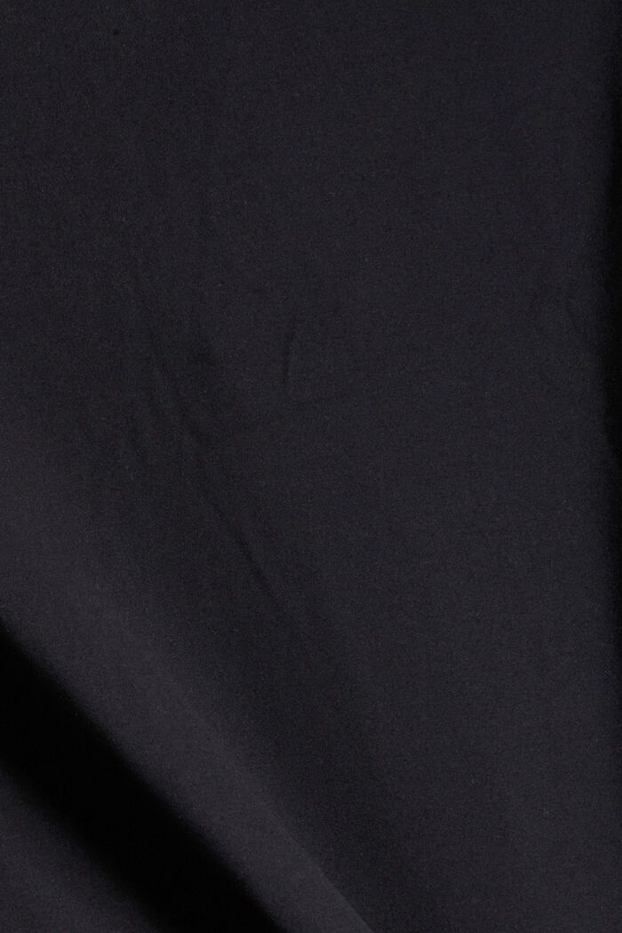 Långärmad funktionströja med dragkedja, BLACK, detail image number 4