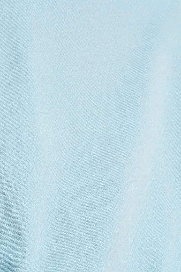 Sweatshirt i ren bomull, GREY BLUE, detail image number 1