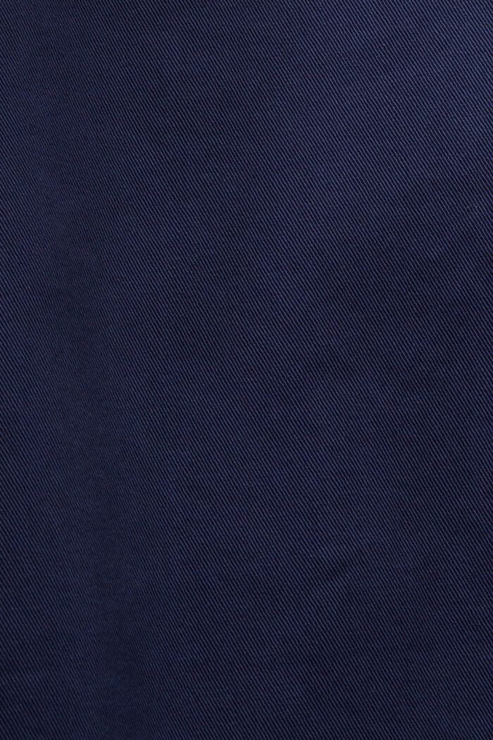 Chinosbyxa i rak modell och medelhög midja, DARK BLUE, detail image number 6