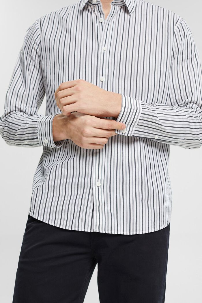 Randig skjorta, WHITE, detail image number 2