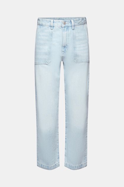 Jeans i dad-modell av hållbar bomull