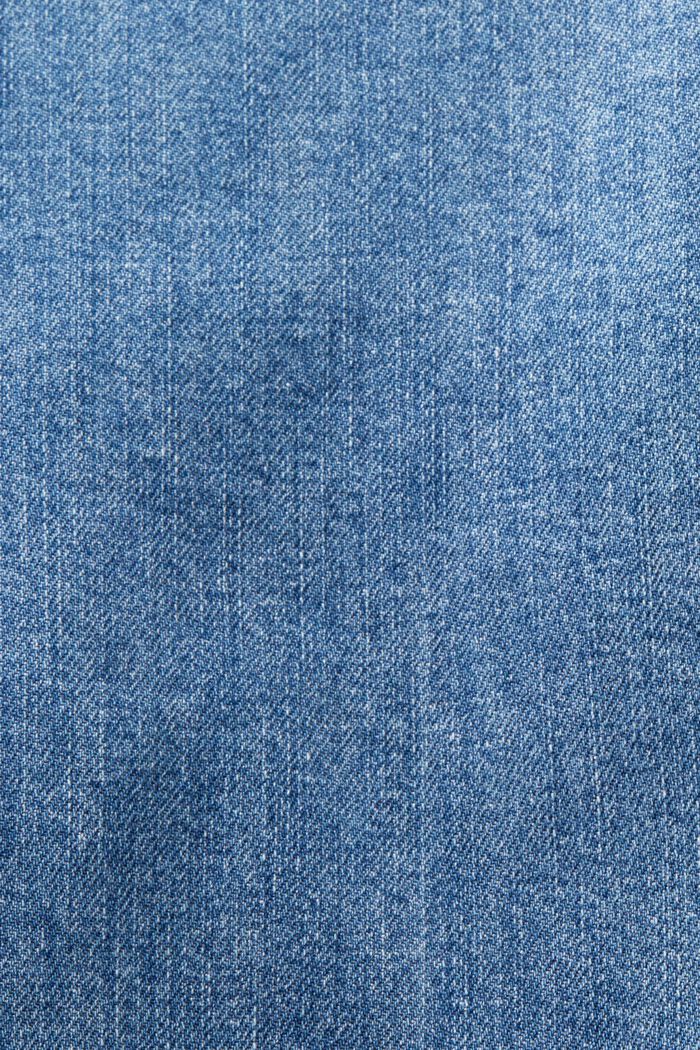 Jeans med smal passform och hög midja, BLUE LIGHT WASHED, detail image number 5