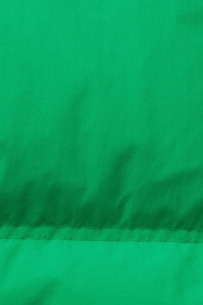 Quiltad puffig väst, GREEN, detail image number 4