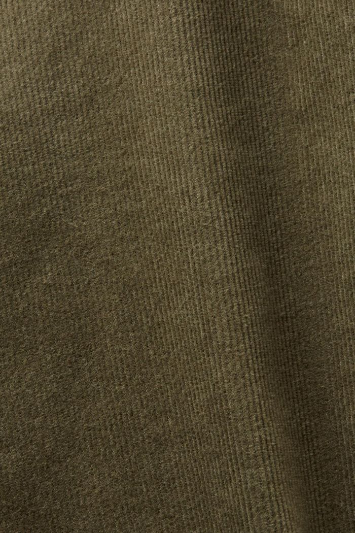 Manchesterbyxa med rak passform, KHAKI GREEN, detail image number 5