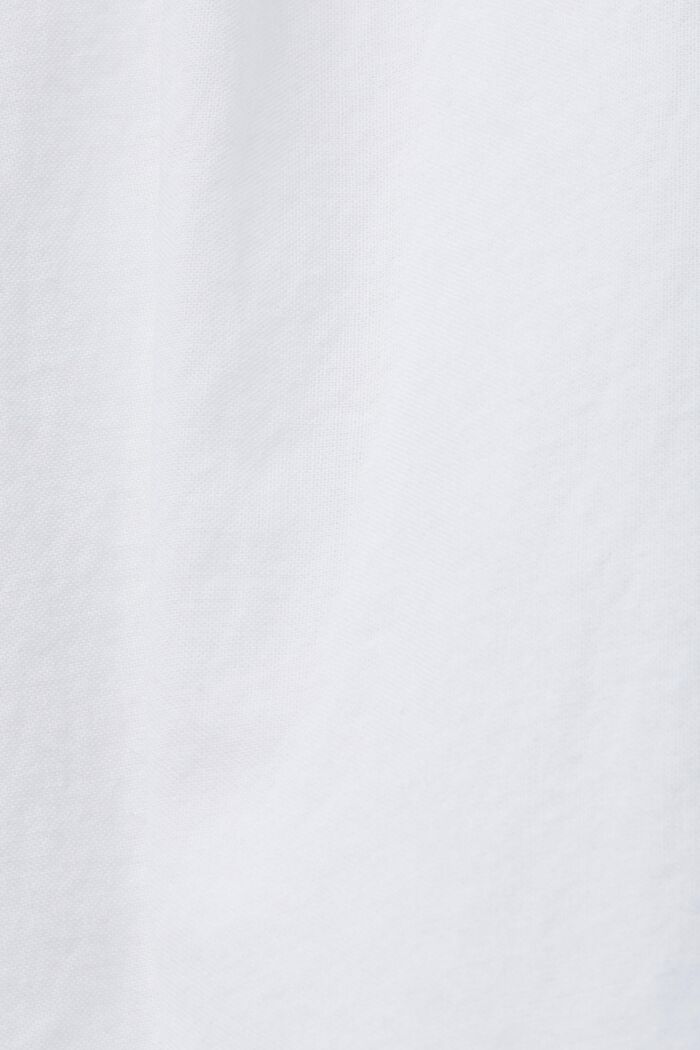 Broderad kort kjol i bomull, WHITE, detail image number 5