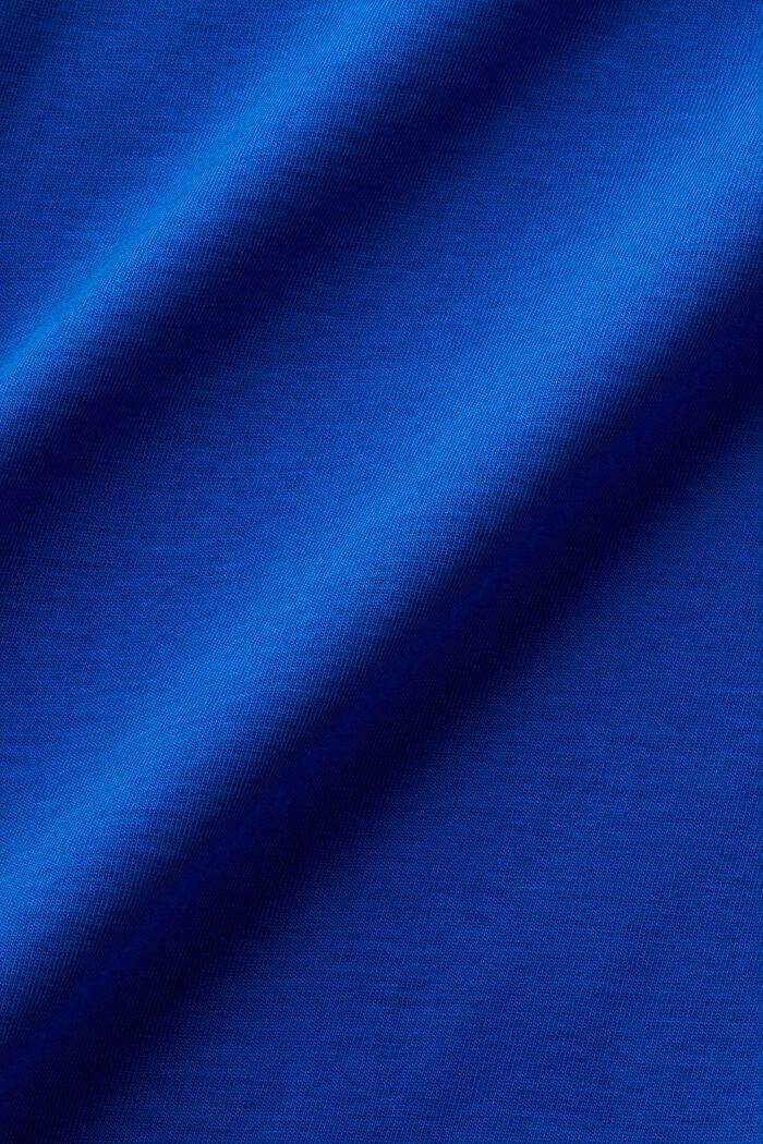 T-shirt med melerad effekt, BRIGHT BLUE, detail image number 5