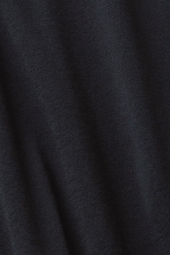 Finvävd tröja, BLACK, detail image number 6