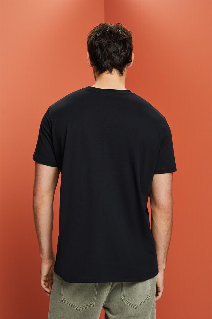 T-shirt i jersey, 100% bomull, BLACK, detail image number 3