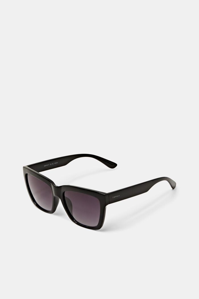 Solglasögon med tjocka bågar, BLACK, detail image number 2
