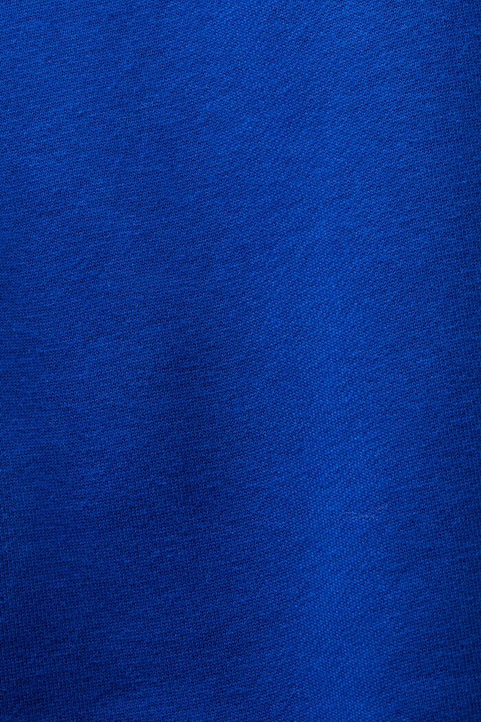 Sweatbyxa i bomullsfleece med logo, BRIGHT BLUE, detail image number 5
