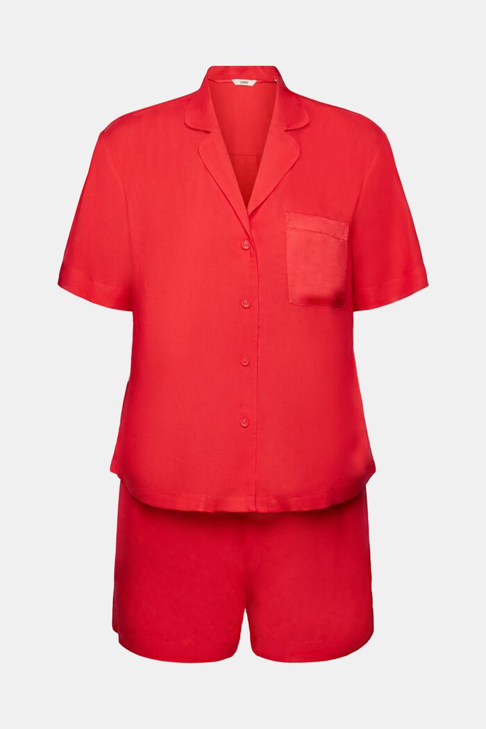 Kort pyjamasset, RED, detail image number 5